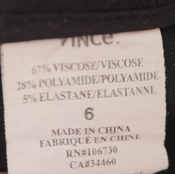 Vince black pants - Picture 9 of 9